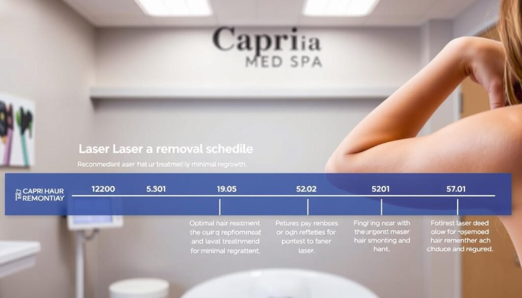 optimal laser hair removal schedule for minimal regrowth