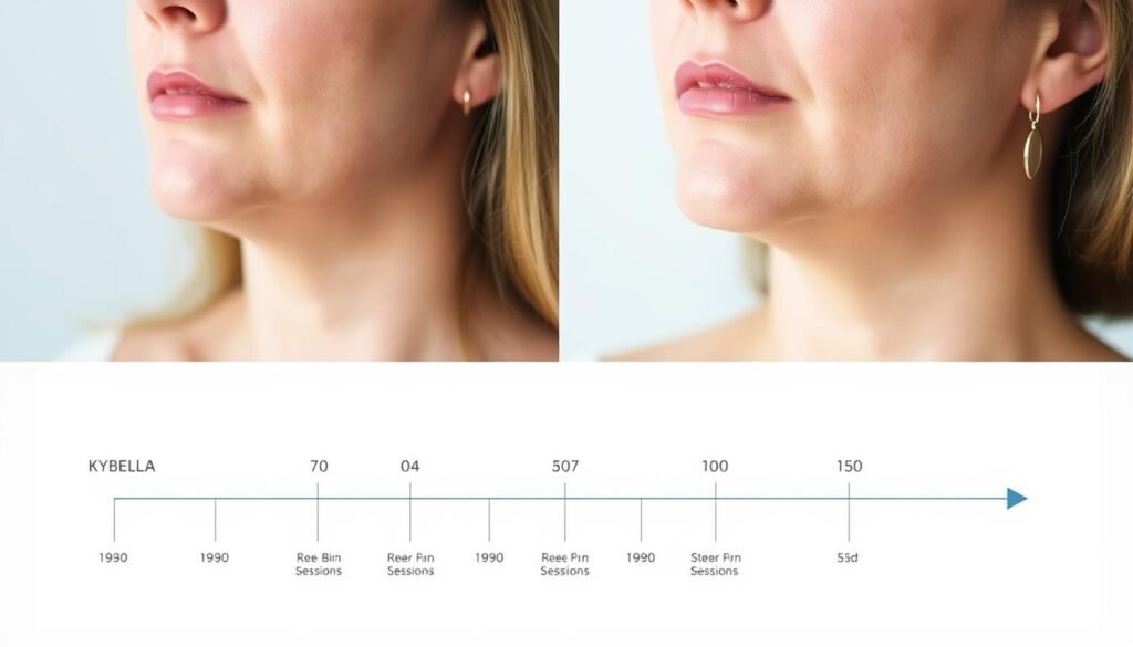 Kybella treatment results timeline