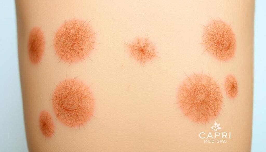 effects of stopping laser hair removal patterns