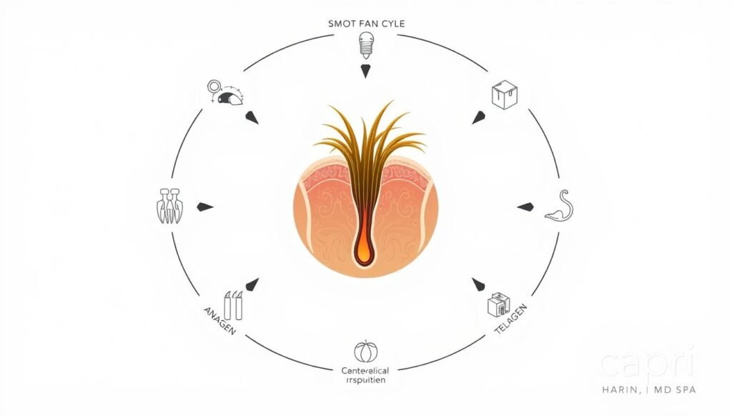 hair growth phases diagram