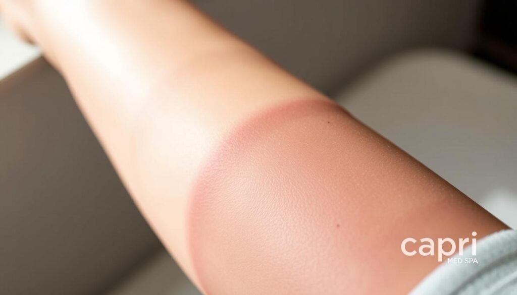 laser hair removal results after break