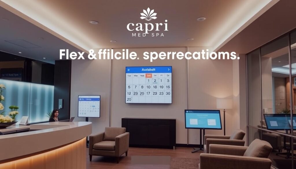 Capri Med Spa flexible scheduling options