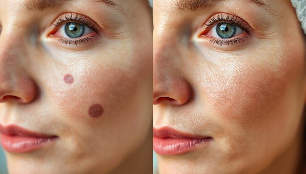 dark spot removal before and after