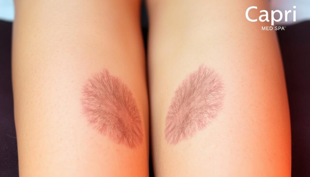 laser hair removal results affected by hair and skin color