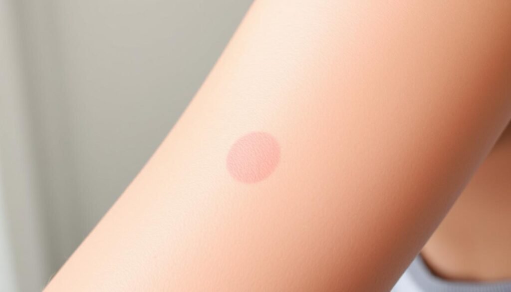 A close-up view of a person's arm, showcasing the smooth, flawless skin after a scar removal treatment at Capri Med Spa in Altadena. The background is blurred, keeping the focus on the treated area. Soft, natural lighting gently illuminates the skin, highlighting its rejuvenated and even tone. The image conveys a sense of transformation, with the once-visible scar now seamlessly blended into the surrounding tissue, creating a visually pleasing and confidence-boosting result.