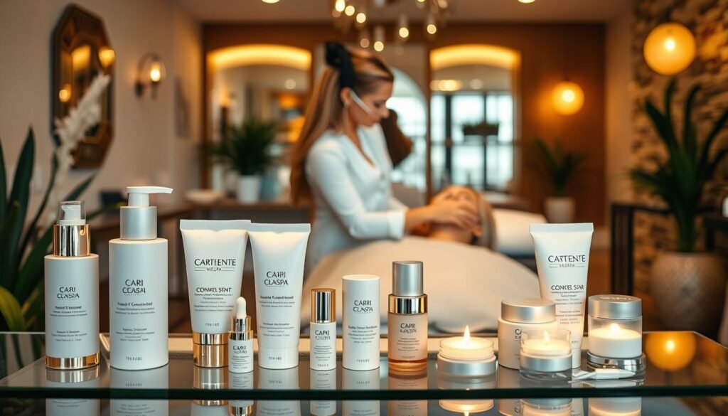 A serene and tranquil scene of Capri Med Spa nestled in the heart of Altadena, California. The foreground features a beautifully curated display of scar concealment products, their sleek packaging and calming colors inviting the viewer to explore. In the middle ground, a skilled aesthetician guides a client through a soothing skincare treatment, their hands delicately massaging the skin. The background showcases the spa's elegant interior, warm lighting casting a soft glow and natural textures like wood and stone creating a serene ambiance. The overall mood is one of relaxation, professionalism, and the promise of revived, <a href='https://caprimedspa.com/brown-spot-removal-pasadena-ca-your-guide-to-radiant-skin/'>radiant skin</a>. Prompt” title=”A serene and tranquil scene of Capri Med Spa nestled in the heart of Altadena, California. The foreground features a beautifully curated display of scar concealment products, their sleek packaging and calming colors inviting the viewer to explore. In the middle ground, a skilled aesthetician guides a client through a soothing skincare treatment, their hands delicately massaging the skin. The background showcases the spa’s elegant interior, warm lighting casting a soft glow and natural textures like wood and stone creating a serene ambiance. The overall mood is one of relaxation, professionalism, and the promise of revived, <a href='https://caprimedspa.com/brown-spot-removal-pasadena-ca-your-guide-to-radiant-skin/'>radiant skin</a>. Prompt” width=”640″ height=”366″ class=”aligncenter size-large wp-image-9302″></p>
<p>By following these tips and talking to our experts at Capri Med Spa, you can make sure your skin is ready for your <strong>scar camouflage treatment</strong>. This will lead to better and longer-lasting results.</p>
<h2>Post-Treatment Care for Lasting Results</h2>
<p>The journey to flawless skin doesn’t end with the scar camouflage treatment. It continues with diligent post-treatment care. At Capri Med Spa, we understand the importance of proper aftercare in maintaining the effectiveness of your scar camouflage.</p>
<h3>Immediate Aftercare Instructions</h3>
<p>Immediately after your scar camouflage treatment, it’s vital to follow our expert advice. This ensures your skin heals properly. Keep the treated area clean and moisturized, and avoid direct sunlight or harsh products.</p>
<p><strong>Key Aftercare Tips:</strong></p>
<ul>
<li>Keep the treated area clean with a gentle cleanser.</li>
<li>Apply a recommended moisturizer to keep the skin hydrated.</li>
<li>Avoid direct sunlight and use SPF protection.</li>
</ul>
<h3>Long-Term Skin Care Strategy</h3>
<p>A long-term skin care strategy is key for maintaining the results of your scar camouflage treatment. This includes using the right products, protecting your skin from the sun, and maintaining a consistent skin care routine.</p>
<table>
<tbody>
<tr>
<th>Skin Care Aspect</th>
<th>Recommendation</th>
</tr>
<tr>
<td>Moisturizing</td>
<td>Use a gentle, fragrance-free moisturizer twice daily.</td>
</tr>
<tr>
<td>Sun Protection</td>
<td>Apply SPF 30 or higher daily, and reapply every two hours.</td>
</tr>
<tr>
<td>Skin Care Products</td>
<td>Choose products suitable for your skin type, avoiding harsh chemicals.</td>
</tr>
</tbody>
</table>
<h3>Schedule Follow-Up Appointments</h3>
<p>Regular follow-up appointments with our practitioners at Capri Med Spa are essential. They help monitor your progress and make any necessary adjustments to your aftercare routine.</p>
<p><em>By committing to these follow-up appointments, you ensure that your skin continues to look its best. Any issues are addressed promptly.</em></p>
<h2>Testimonials from Happy Clients</h2>
<p>Hear from our satisfied clients who have regained their confidence through our <a href=