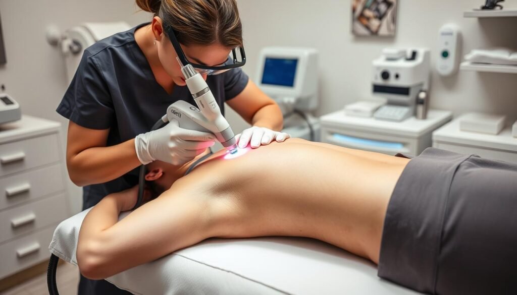 Laser hair removal procedure in Los Angeles
