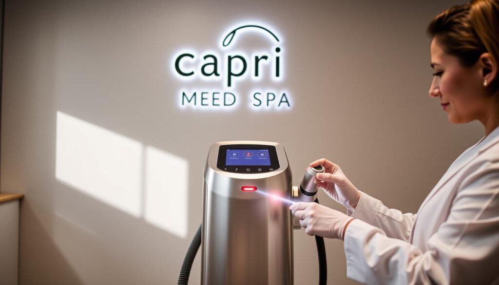 Soprano Titanium laser treatment in action Soprano Titanium laser treatment in action