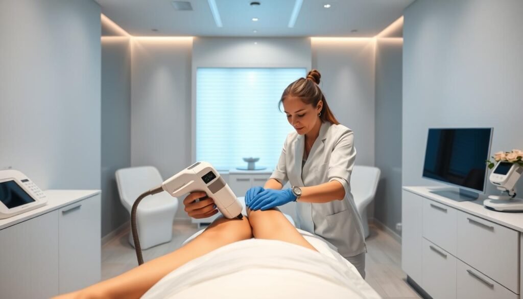 painless laser hair removal with cooling technology