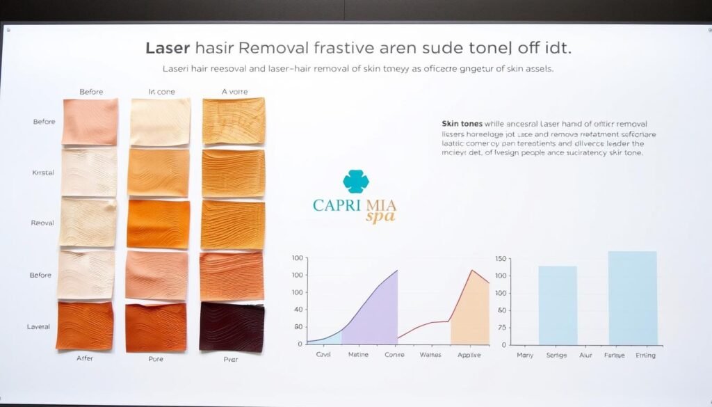 skin tone laser treatment effectiveness chart