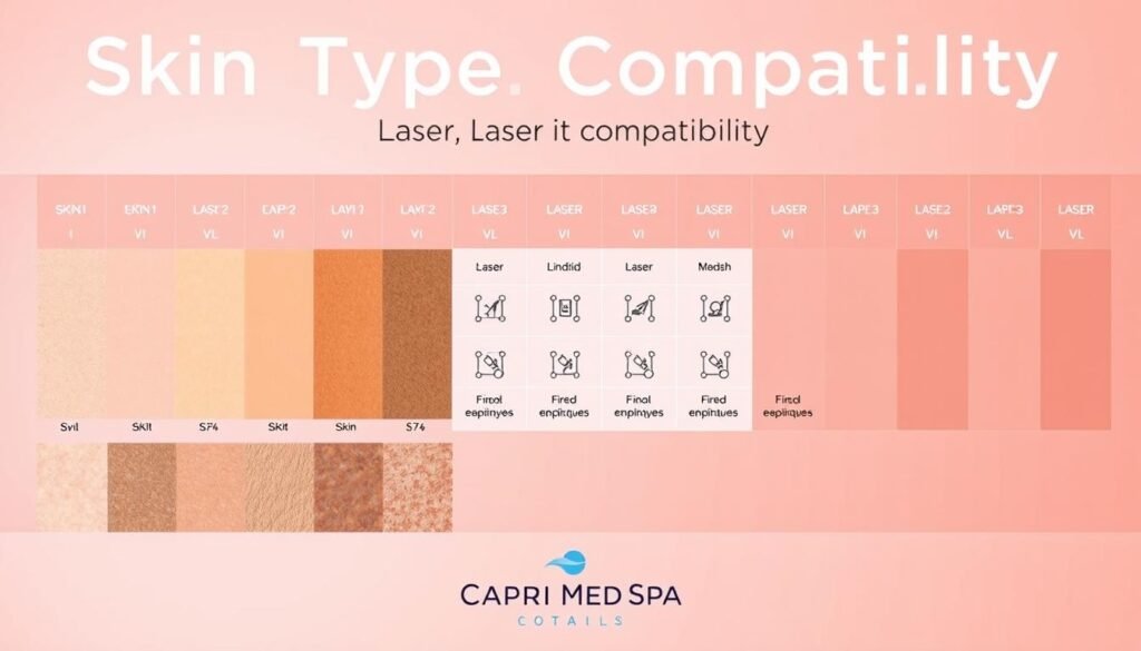 skin type laser compatibility chart