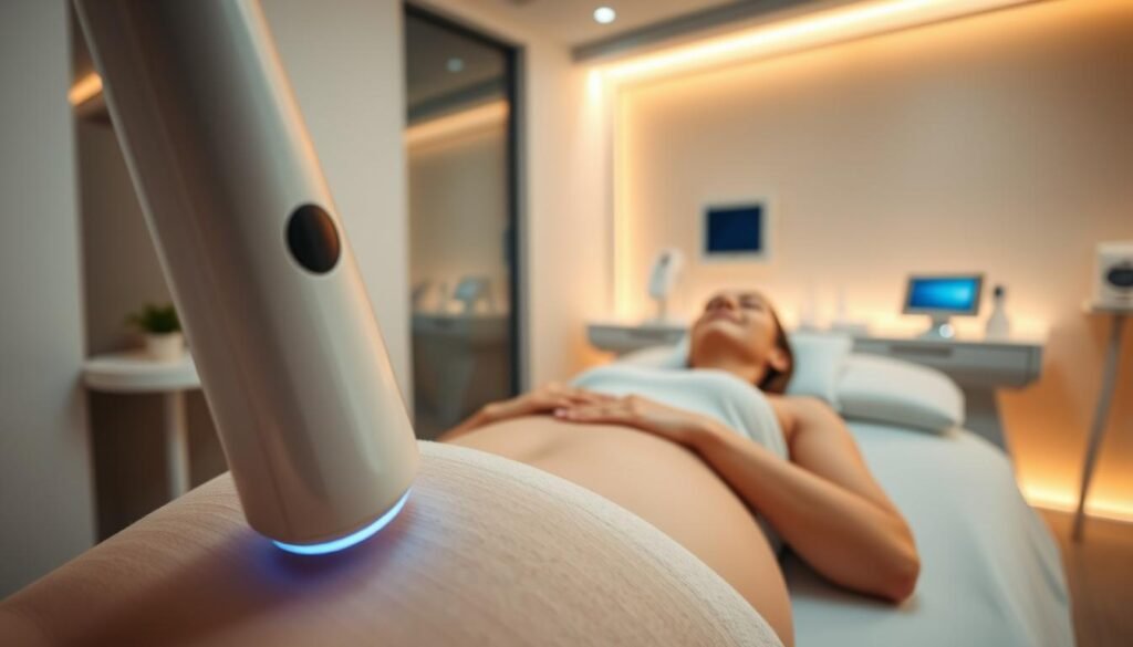 painless hair removal technology in action