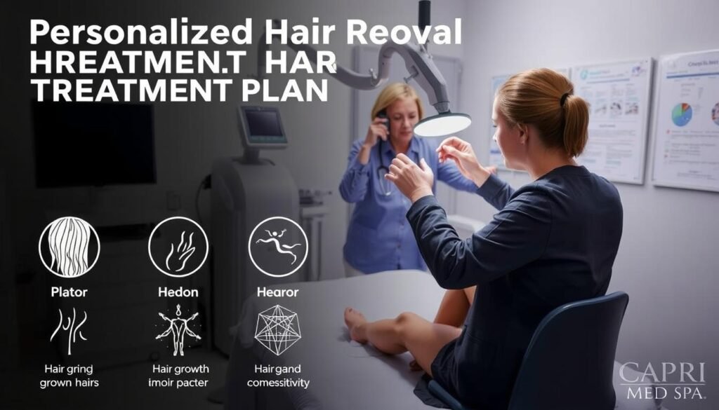 personalized hair removal treatment plan factors