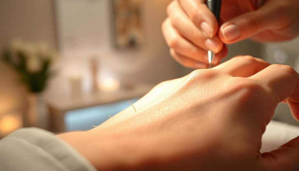 Microneedling treatment
