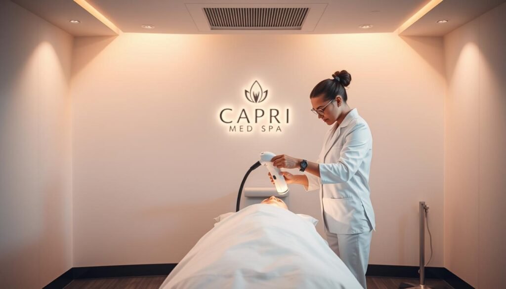 Soprano Titanium laser hair removal treatment at Capri Med Spa