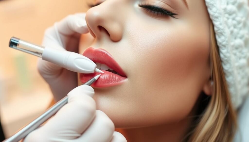 lip blushing procedure