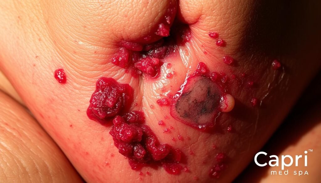 pubic hair plucking infection symptoms