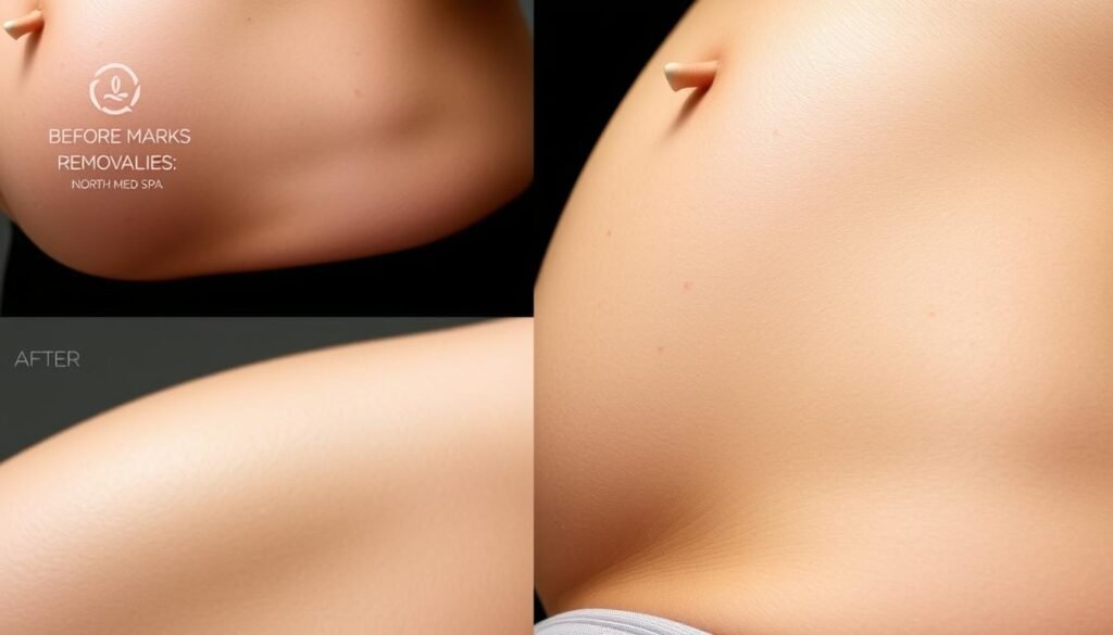 stretch mark removal before and after