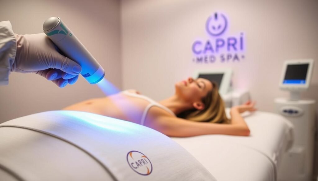 cooling technology during painless laser treatment