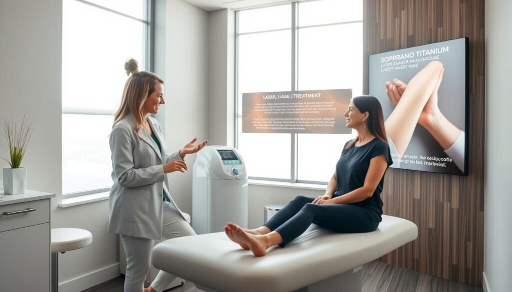 laser hair removal consultation at Capri Med Spa